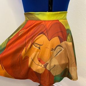 Lion King Disney Hot Topic Skirt